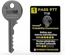 Clé PTT T10 Acier NF D27-405