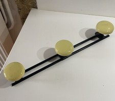 Vintage Porte manteau en métal année 70 Boule Métal Déco Rétro Loft