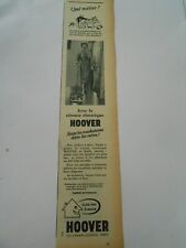 Publicité Advertising  1956  Hoover La Cireuse électrique  Old Print
