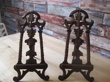 2 portes photos ancien en bois travailler Hauteur : 26 cm