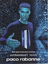 PUBLICITE PACO RABANNE PARFUM ULTRAVIOLET ADVERTISING