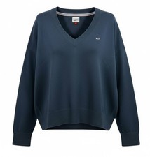 TOMMY JEANS pull fin col V