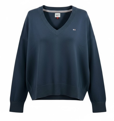 Tommy jeans pull fin col - jeans,
