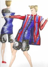 DESSIN DE MODE    AQUARELLE