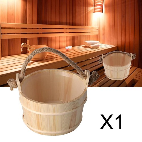 Seau sauna bois - seau,