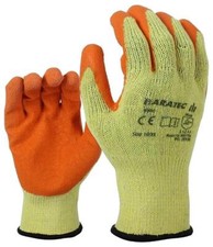 Latex Pince Gants - Orange /