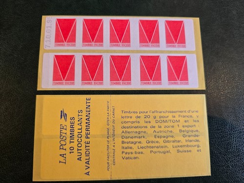 Timbre france carnet timbres - france,