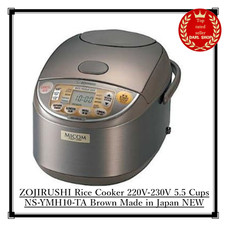 Cuiseur à riz ZOJIRUSHI 220V-230V 5,5 tasses NS-YMH10-TA marron fabriqué au J...