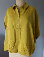 COS Chemisier jaune moutarde