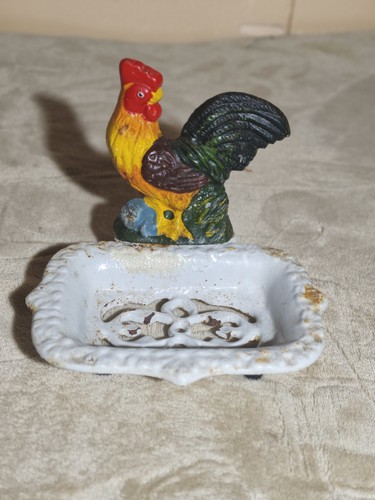 Porte savon métal blanc - porte-savon,