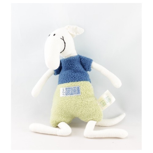 Doudou monstre tamanoir - , bleu