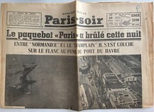 PARIS SOIR 20 AVRIL 1939 LE