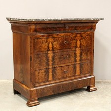 Commode d'époque Louis Philippe - en noyer - 19ème siècle