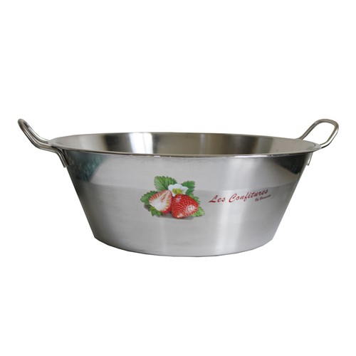 Bassine confiture décorée - bassine,