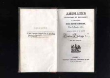 annuaire historique et statistique deux sevres 79 ancien 1836 louis philippe 1er