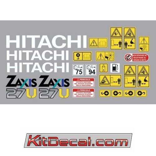 Set adhésifs stickers hitachi - stickers,