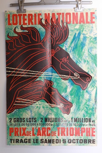 Affiche loterie nationale - loterie,