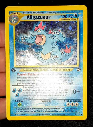 Carte pokémon aligatueur - -,