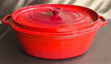 Grande cocotte ovale en fonte