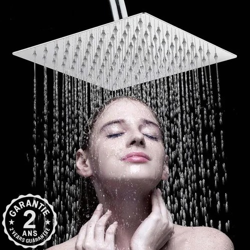 Pommeau tête douche carré - de,