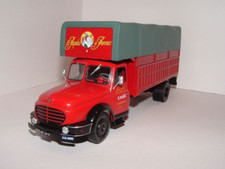 Camion d'autrefois miniature Willème LC 610 - Plateau bâché - Altaya - 1/43