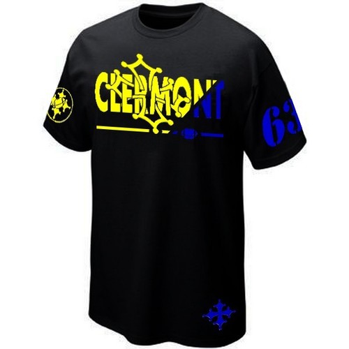 Shirt clermont rugby - t-shirt,