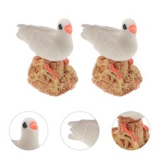  10pcs Résine Seagull Bird