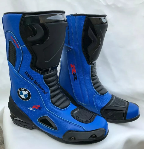 Homme bottes motard cuir - de,