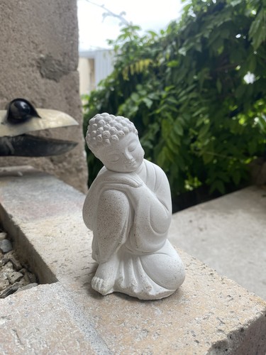 Statuette buddha beton - buddha,