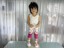 Poupée d'artiste poupée Monika Levenig poupée en vinyle 85 cm. Bon état voir ...