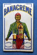 ANCIEN CARNET PUBLICITAIRE BANACREME JIFRAN