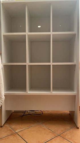 Meuble rangement blanc - rangement, avec