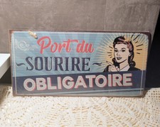 Plaque porte humoristique - plaque,