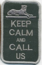 POLICE / RAID KEEP CALM AND CALL US GRIS SUR NOIR FABRICATION LOCAL AFGHANISTAN