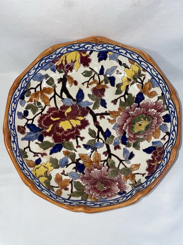Ancien plat gien modèle - ancien,