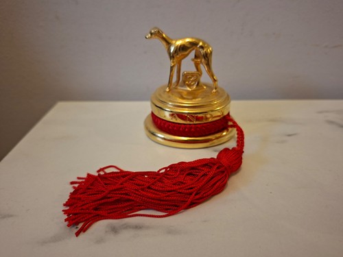 Landy cognac lévrier doré - cognac,