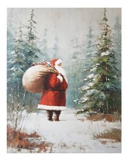 Affiche d'art mural festive du