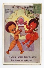 RIGHT. PATRIOTIQUE. Nénette et Rintintin. PORTE BONHEUR . Patriotic Lucky charm