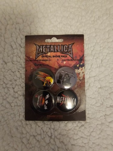 Metallica official badge pack - official,
