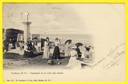 Old postcard basque - postcard,
