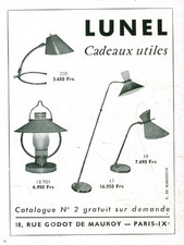 Publicité ancienne lampes