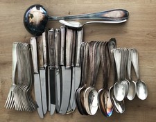 Lot De 4 Kg  De  Couverts Métal Argenté - Fourchettes - Couteaux - Cuillères