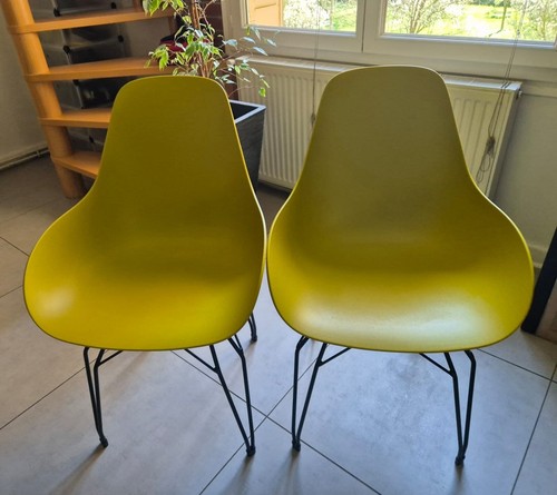 Lot chaises design coque - 2,