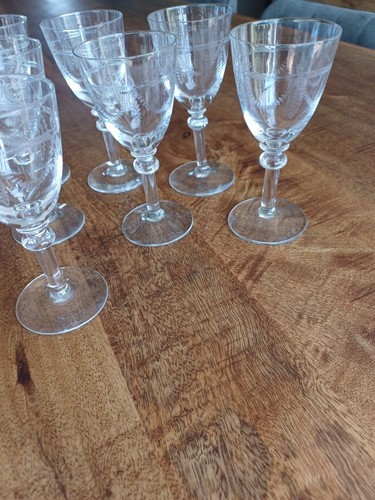 Anciens verres liqueur - verres,