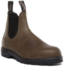 Bottes Chelsea En Cuir Unisex