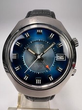 ALHIOR Superbe Montre Réveil À Sonnerie Automatique As 5007 1970’s Vintage Watch