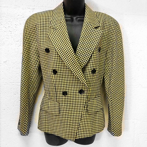 Vintage escada print blazer - vintage,