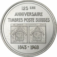 [#1157995] Switzerland, Medal, 125ème Anniversaire des Timbres Poste Suisses, 19
