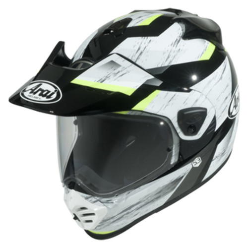 Casque moto jaune anodisé - casque, de