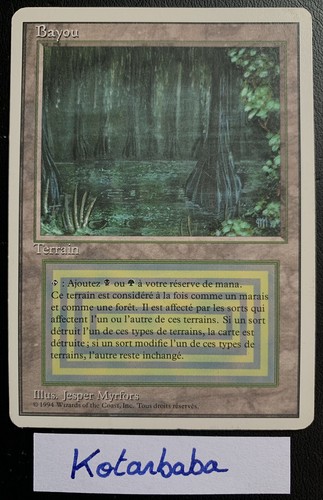 Magic mtg bayou 1994 - 1994, french